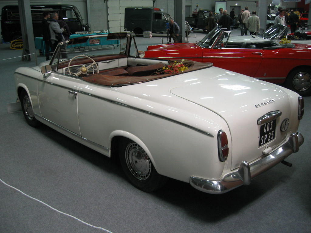 Peugeot Cabrio 403 in Weiß