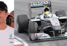 Nico Rsoberg mit Formel Mercedes