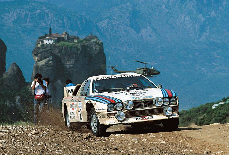 Vize-Weltmeister 1983 mit Rally 037 des Lancia-Martini-Werksteams